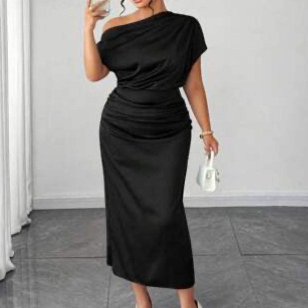 Elegant Black Women's Dress